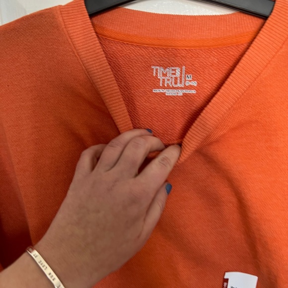 Rustic orange pumpkin spice nwt tunic sweatshirt - Picture 3 of 4